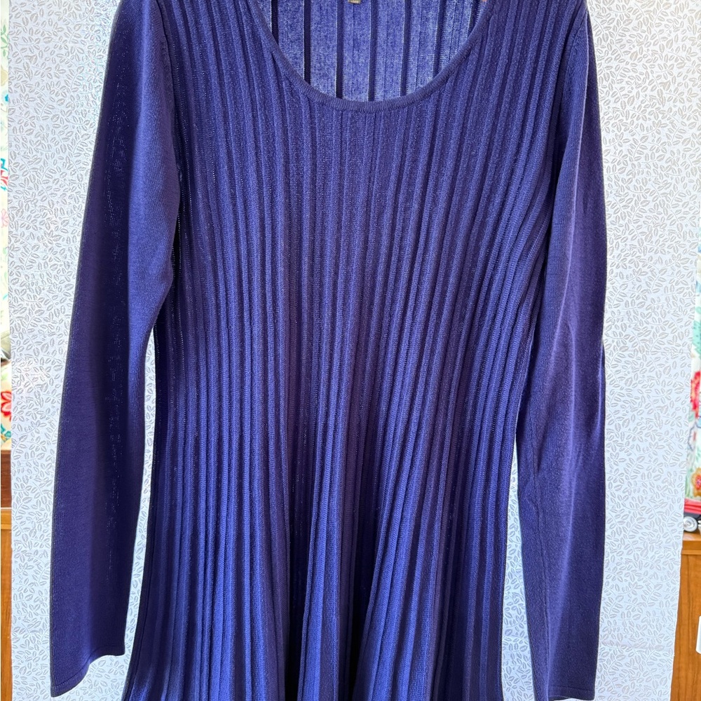 Daisy Fuentes Purple‎ Long Sleeve Tunic